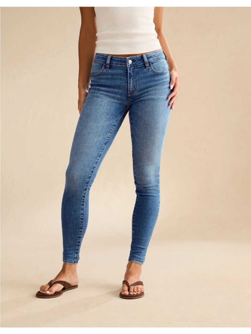 So Jegging Jeans Size 11 Skinny Fit Mid Rise Blue Medium Wash Stretch